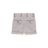 Bermuda lino listado de bebe niño